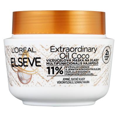 L&#039;Oréal Paris Elseve Extraordinary Oil Coconut Hair Mask Hajpakolás nőknek 300 ml