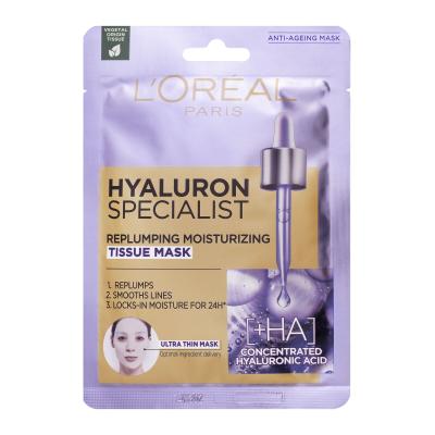 L&#039;Oréal Paris Hyaluron Specialist Replumping Moisturizing Arcmaszk nőknek 1 db