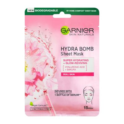 Garnier Skin Naturals Hydra Bomb Sakura Arcmaszk nőknek 1 db