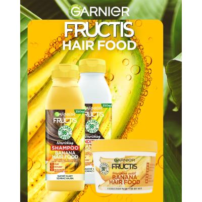 Garnier Fructis Hair Food Banana Ajándékcsomagok Fructis Nourishing Banana Hair Food sampon 350 ml + Fructis Nourishing Banana Hair Food hajpakolás 390 ml