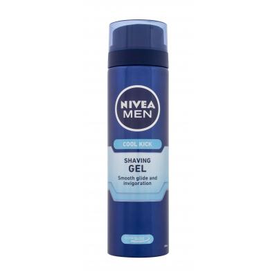 Nivea Men Fresh Kick Shaving Gel Borotvazselé férfiaknak 200 ml