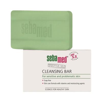 SebaMed Sensitive Skin Cleansing Bar Bőrtisztító szappan nőknek 100 g