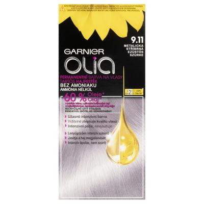 Garnier Olia Permanent Hair Color Hajfesték nőknek 50 g Változat 9,11 Metallic Silver
