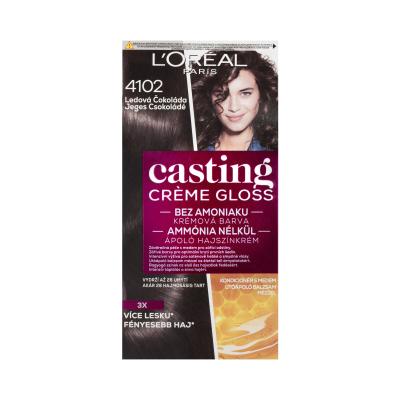 L&#039;Oréal Paris Casting Creme Gloss Hajfesték nőknek 48 ml Változat 4102 Iced Chocolate