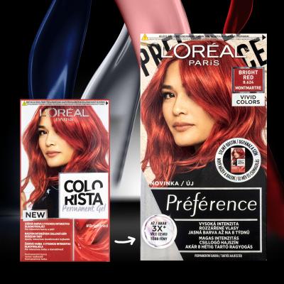 L&#039;Oréal Paris Colorista Permanent Gel Hajfesték nőknek 60 ml Változat Bright Red