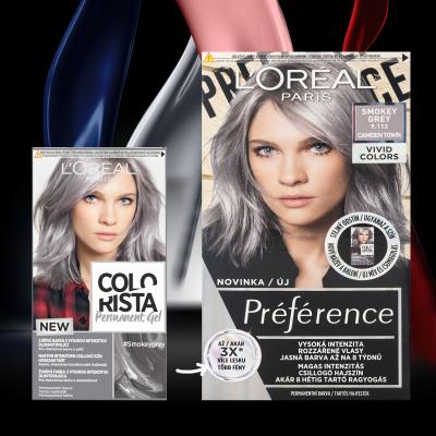 L&#039;Oréal Paris Colorista Permanent Gel Hajfesték nőknek 60 ml Változat Smokey Grey