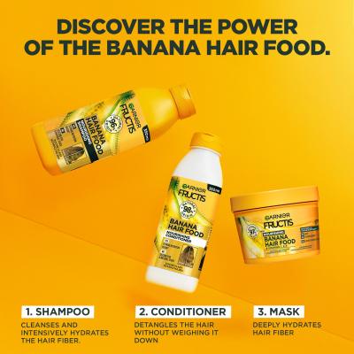 Garnier Fructis Hair Food Banana Nourishing Shampoo Sampon nőknek 350 ml