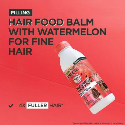 Garnier Fructis Hair Food Watermelon Plumping Conditioner Hajkondicionáló nőknek 350 ml