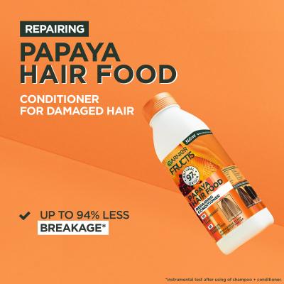 Garnier Fructis Hair Food Papaya Repairing Conditioner Hajkondicionáló nőknek 350 ml