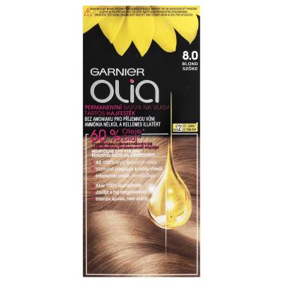 Garnier Olia Permanent Hair Color Hajfesték nőknek 50 g Változat 8,0 Blond