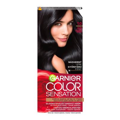 Garnier Color Sensation Hajfesték nőknek 40 ml Változat 1,0 Ultra Onyx Black