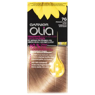 Garnier Olia Permanent Hair Color Hajfesték nőknek 50 g Változat 7G Dark Greige