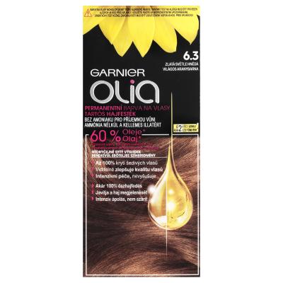 Garnier Olia Permanent Hair Color Hajfesték nőknek 50 g Változat 6,3 Golden Light Brown
