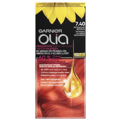 Garnier Olia Permanent Hair Color Hajfesték nőknek 50 g Változat 7,40 Intense Copper