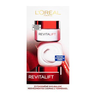 L&#039;Oréal Paris Revitalift Duo Set Ajándékcsomagok Revitalift nappali arckrém 50 ml + Revitalift éjszakai arckrém 50 ml
