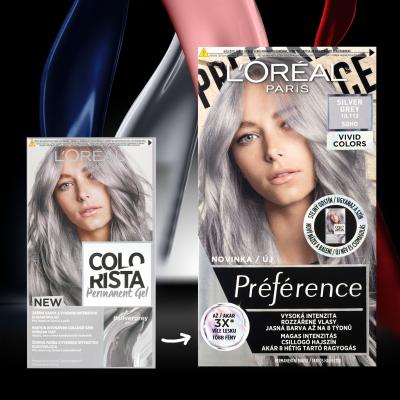 L&#039;Oréal Paris Colorista Permanent Gel Hajfesték nőknek 60 ml Változat Silver Grey