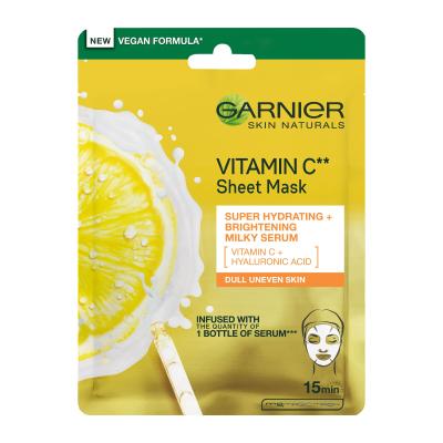 Garnier Skin Naturals Vitamin C Sheet Mask Arcmaszk nőknek 1 db