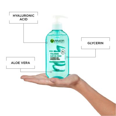 Garnier Skin Naturals Hyaluronic Aloe Gel Wash Arctisztító gél nőknek 200 ml
