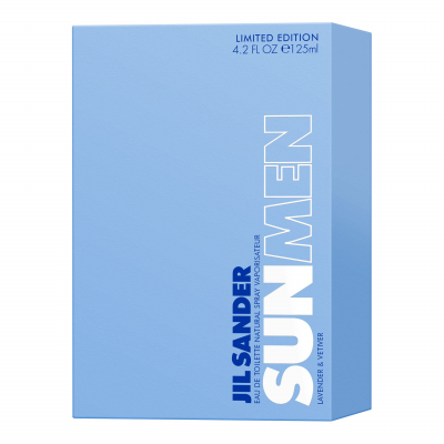 Jil Sander Sun Men Lavender &amp; Vetiver Limited Edition Eau de Toilette férfiaknak 125 ml