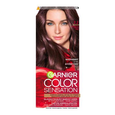 Garnier Color Sensation Hajfesték nőknek 40 ml Változat 2,2 Onyx