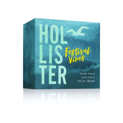 Hollister Festival Vibes Eau de Toilette férfiaknak 100 ml