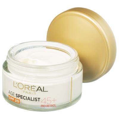 L&#039;Oréal Paris Age Specialist 45+ SPF20 Nappali arckrém nőknek 50 ml