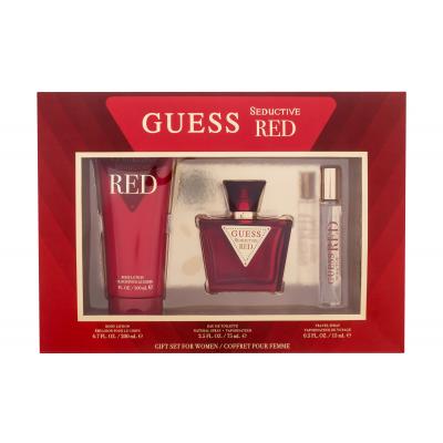GUESS Seductive Red Ajándékcsomagok Eau de Toilette 75 ml + testápoló tej 200 ml + Eau de Toilette 15 ml