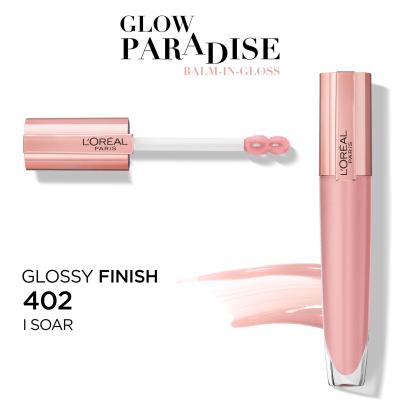 L&#039;Oréal Paris Glow Paradise Balm In Gloss Szájfény nőknek 7 ml Változat 402 I Soar