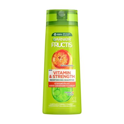 Garnier Fructis Vitamin &amp; Strength Reinforcing Shampoo Sampon nőknek 400 ml