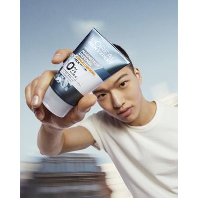 L&#039;Oréal Paris Men Expert Magnesium Defence Face Wash Arctisztító gél férfiaknak 100 ml