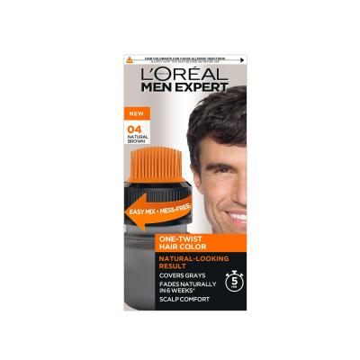L&#039;Oréal Paris Men Expert One-Twist Hair Color Hajfesték férfiaknak 50 ml Változat 04 Medium Brown
