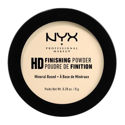 NYX Professional Makeup High Definition Finishing Powder Púder nőknek 8 g Változat 02 Banana