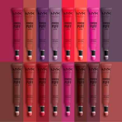 NYX Professional Makeup Powder Puff Lippie Rúzs nőknek 12 ml Változat 01 Cool Intentions