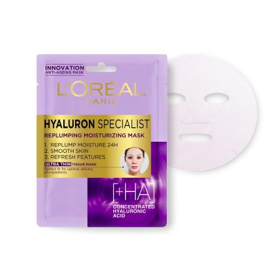 L&#039;Oréal Paris Hyaluron Specialist Intensive Hydration And First Wrinkles Ajándékcsomagok Hyaluron Specialist Concentrated Jelly arcgél 50 ml + Hyaluron Specialist Replumping Make-Up Remover sminklemosó készítmény 125 ml + Hyaluron Specialist Replumping Moisturizing Mask arcmaszk 1 db