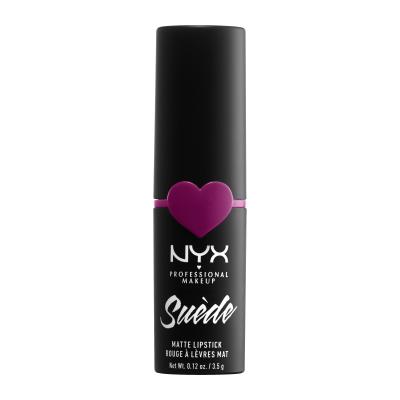 NYX Professional Makeup Suède Matte Lipstick Rúzs nőknek 3,5 g Változat 32 Copenhagen