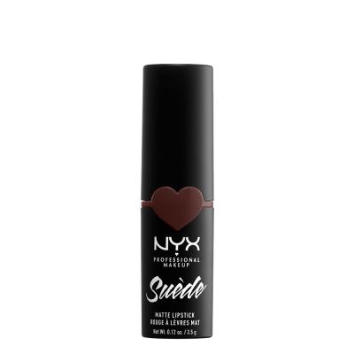 NYX Professional Makeup Suède Matte Lipstick Rúzs nőknek 3,5 g Változat 07 Cold Brew
