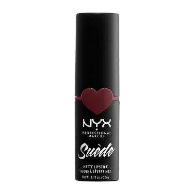 NYX Professional Makeup Suède Matte Lipstick Rúzs nőknek 3,5 g Változat 06 Lolita