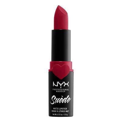 NYX Professional Makeup Suède Matte Lipstick Rúzs nőknek 3,5 g Változat 09 Spicy