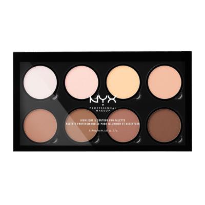 NYX Professional Makeup Highlight &amp; Contour PRO Kontúrozó paletta nőknek 21,6 g Változat Nude