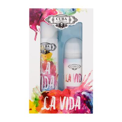 Cuba La Vida Ajándékcsomagok Eau de Parfum 100 ml + golyós dezodor 50 ml