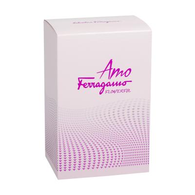Salvatore Ferragamo Amo Ferragamo Flowerful Eau de Toilette nőknek 100 ml sérült doboz