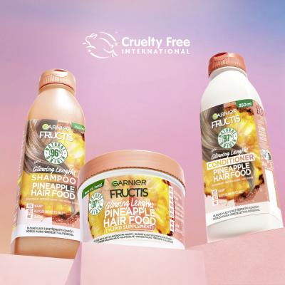 Garnier Fructis Hair Food Pineapple Glowing Lengths Shampoo Sampon nőknek 350 ml