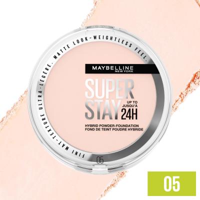Maybelline Superstay 24H Hybrid Powder-Foundation Alapozó nőknek 9 g Változat 05