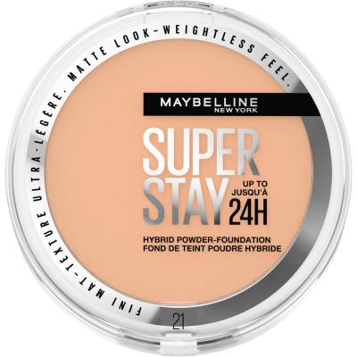 Maybelline Superstay 24H Hybrid Powder-Foundation Alapozó nőknek 9 g Változat 21