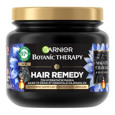 Garnier Botanic Therapy Magnetic Charcoal Hair Remedy Hajpakolás nőknek 340 ml