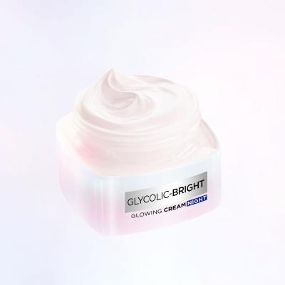 L&#039;Oréal Paris Glycolic-Bright Glowing Cream Night Éjszakai szemkörnyékápoló krém nőknek 50 ml