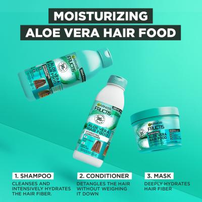 Garnier Fructis Hair Food Aloe Vera Hydrating Mask Hajpakolás nőknek 400 ml