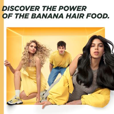 Garnier Fructis Hair Food Banana Nourishing Mask Hajpakolás nőknek 400 ml