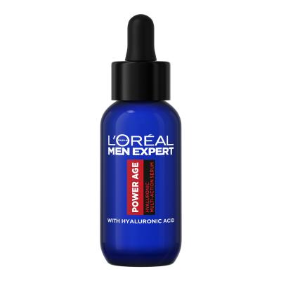 L&#039;Oréal Paris Men Expert Power Age Hyaluronic Multi-Action Serum Arcszérum férfiaknak 30 ml