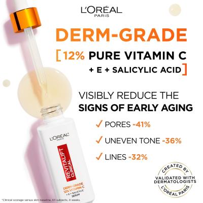 L&#039;Oréal Paris Revitalift Clinical Pure 12% Vitamin C Arcszérum nőknek 30 ml